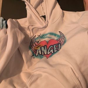 Super cute graphic “angel” hoodie